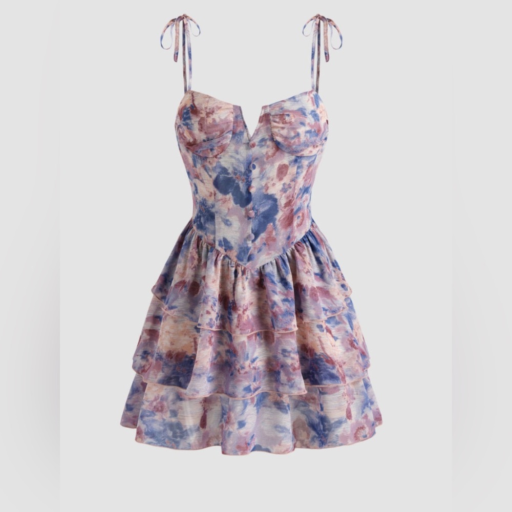🍓Cider Brand Tie Strap Dress